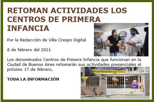 CENTROS DE PRIMERA INFANCIA